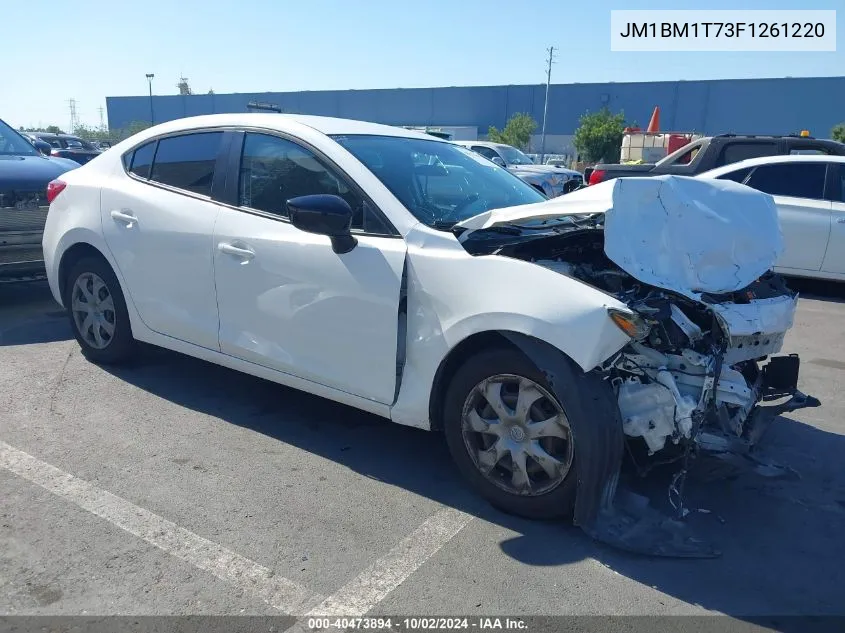 2015 Mazda Mazda3 I Sv VIN: JM1BM1T73F1261220 Lot: 40473894