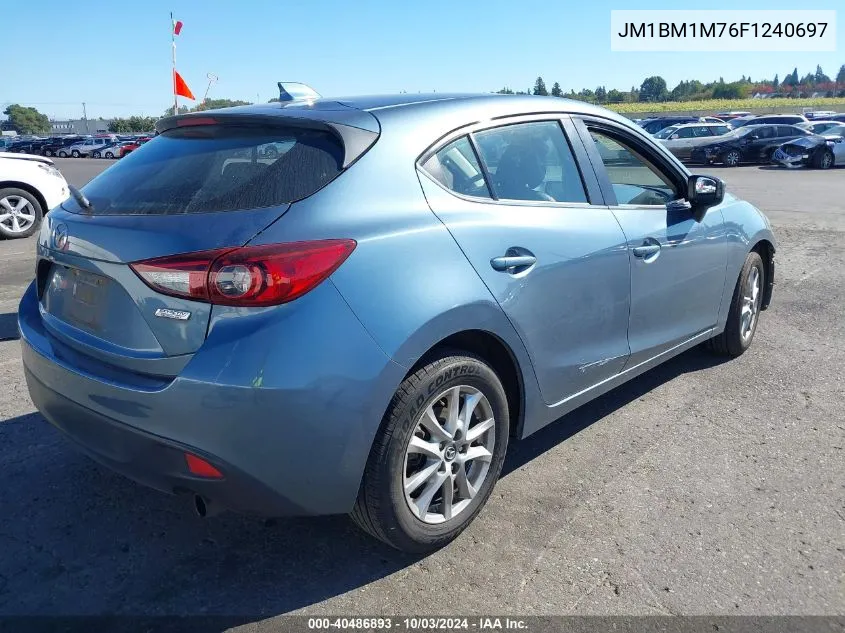 2015 Mazda Mazda3 I Grand Touring VIN: JM1BM1M76F1240697 Lot: 40486893