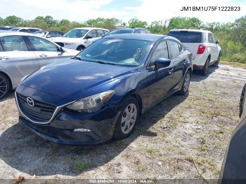 2015 Mazda Mazda3 I Sport VIN: JM1BM1U75F1222823 Lot: 40494269