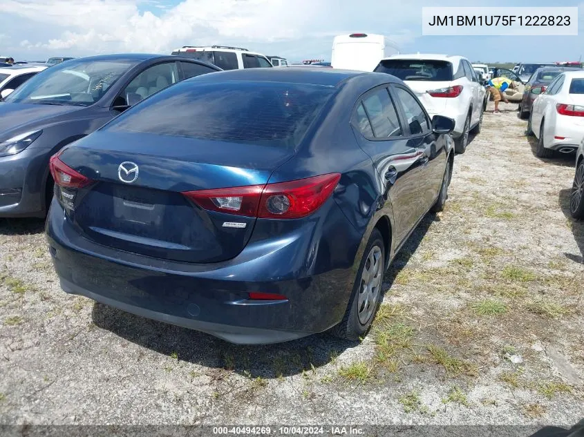 2015 Mazda Mazda3 I Sport VIN: JM1BM1U75F1222823 Lot: 40494269