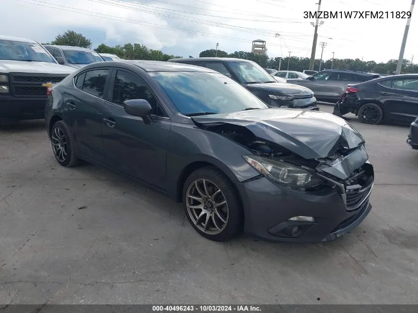 3MZBM1W7XFM211829 2015 Mazda Mazda3 I Grand Touring