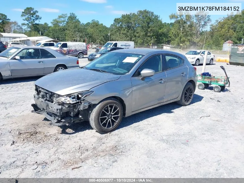 2015 Mazda Mazda3 I Sport VIN: 3MZBM1K78FM184152 Lot: 40506977