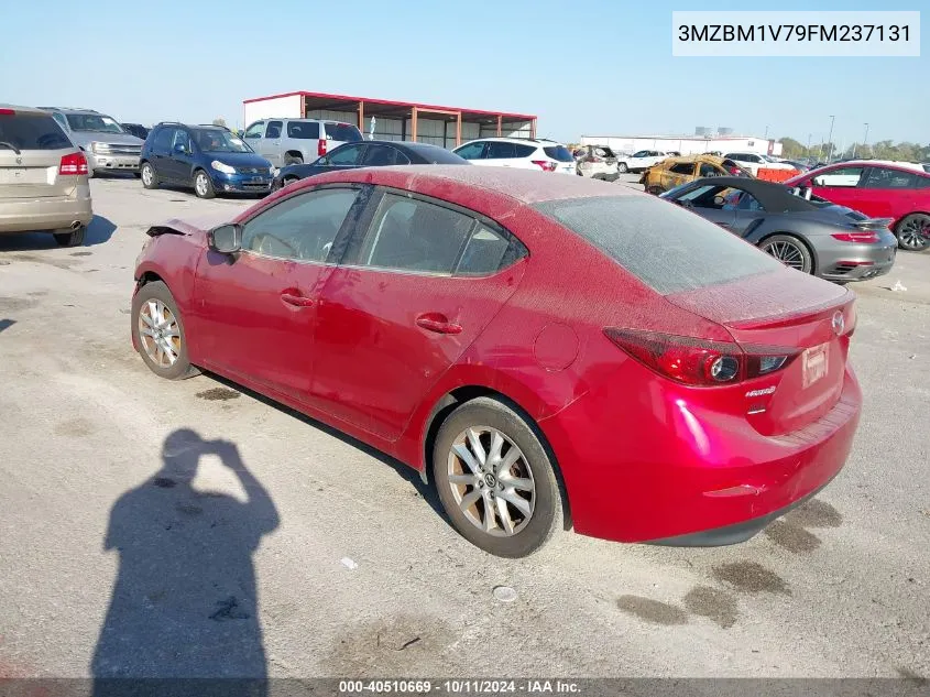 2015 Mazda 3 Touring VIN: 3MZBM1V79FM237131 Lot: 40510669