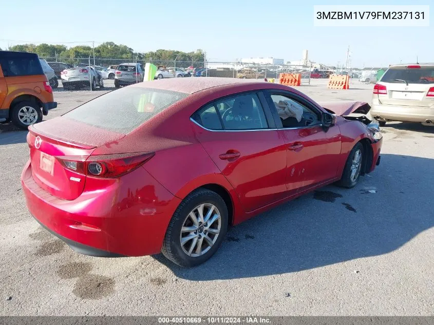 2015 Mazda 3 Touring VIN: 3MZBM1V79FM237131 Lot: 40510669