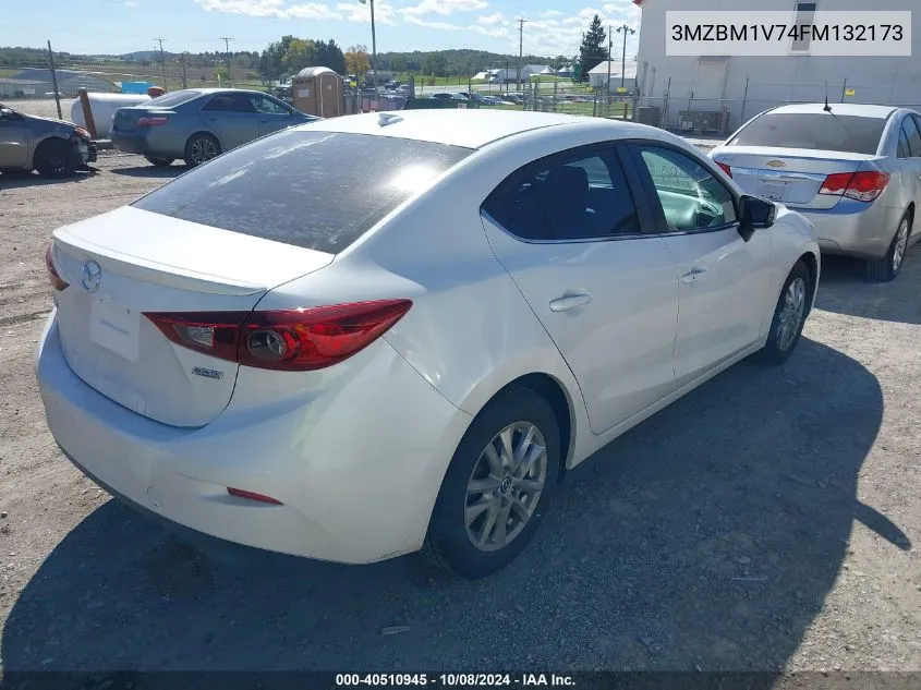 2015 Mazda 3 Touring VIN: 3MZBM1V74FM132173 Lot: 40510945