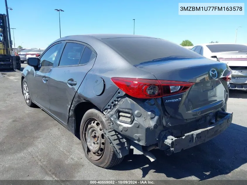 2015 Mazda Mazda3 I Sport VIN: 3MZBM1U77FM163578 Lot: 40559082