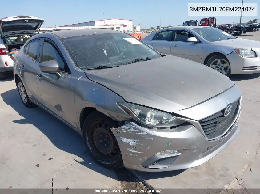 3MZBM1U70FM224074 2015 Mazda Mazda3 I Sport