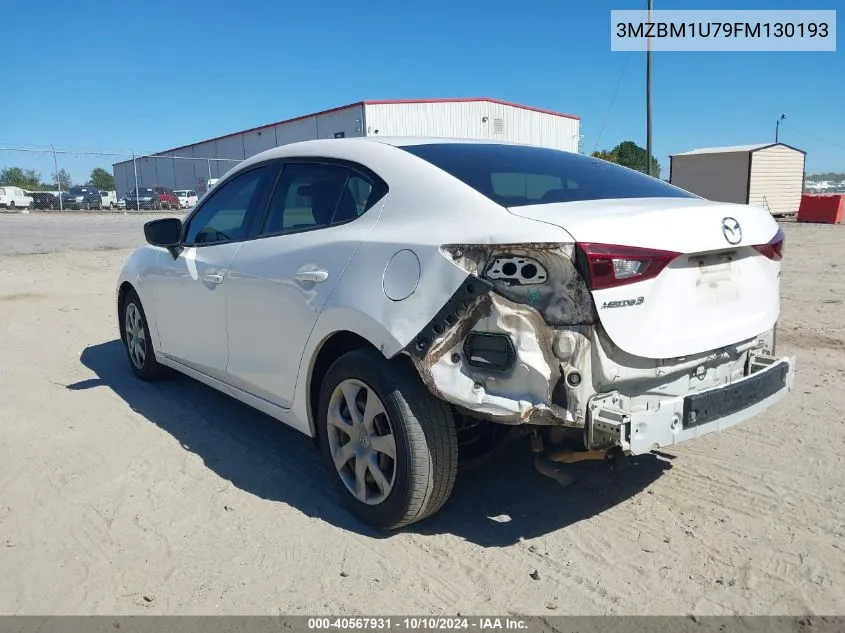 2015 Mazda Mazda3 I Sport VIN: 3MZBM1U79FM130193 Lot: 40567931