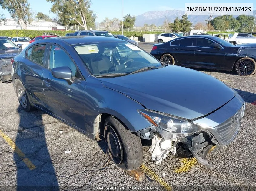 2015 Mazda 3 Sport VIN: 3MZBM1U7XFM167429 Lot: 40574610