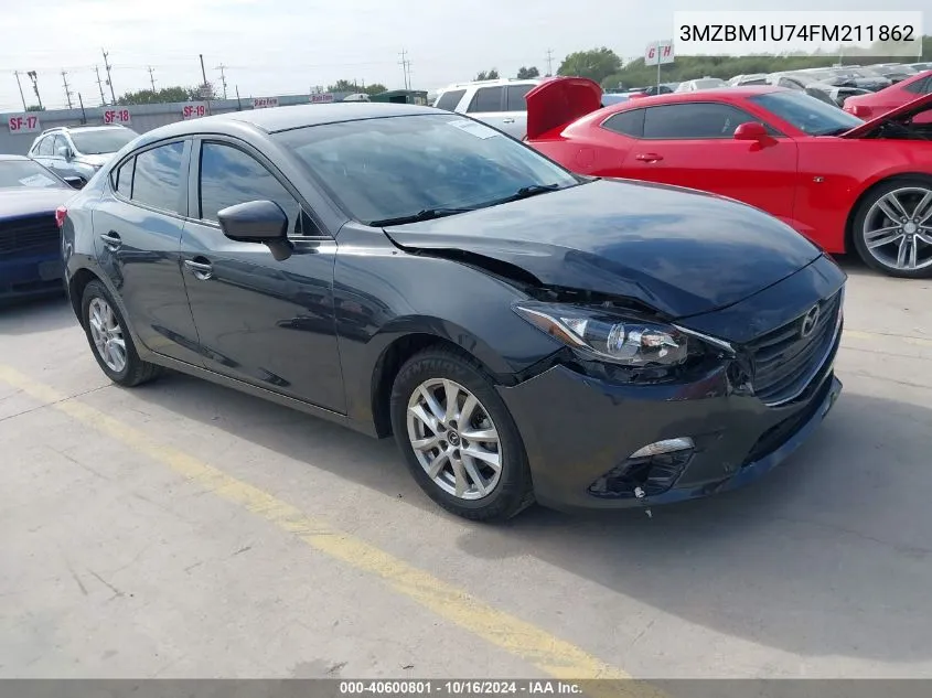 2015 Mazda Mazda3 I Sport VIN: 3MZBM1U74FM211862 Lot: 40600801