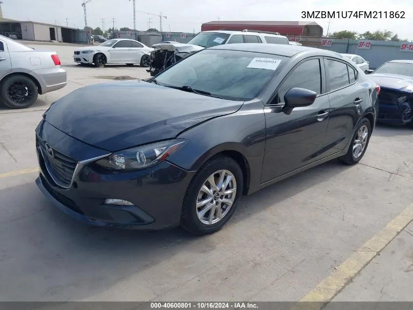 2015 Mazda Mazda3 I Sport VIN: 3MZBM1U74FM211862 Lot: 40600801