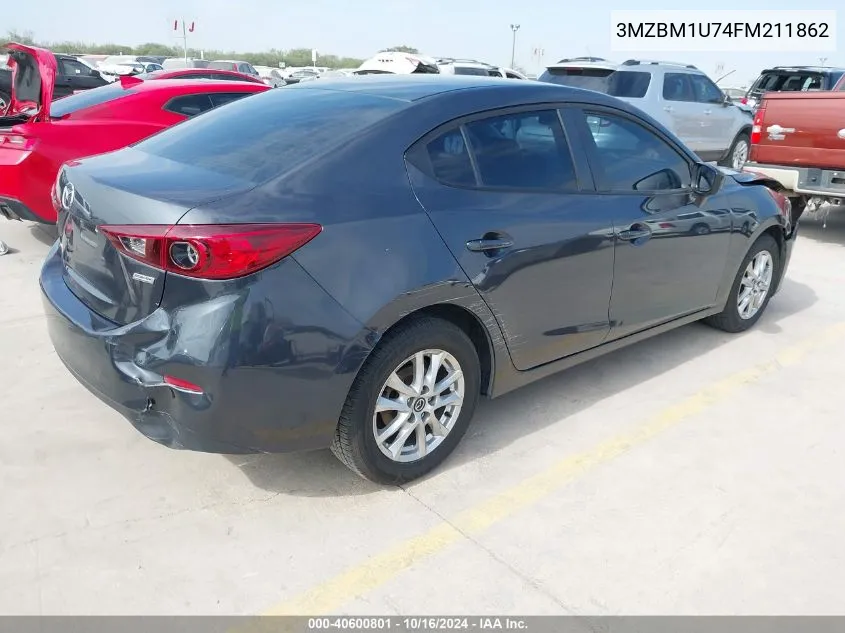 2015 Mazda Mazda3 I Sport VIN: 3MZBM1U74FM211862 Lot: 40600801