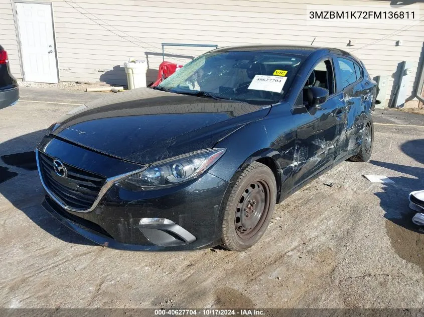 3MZBM1K72FM136811 2015 Mazda Mazda3 I Sport