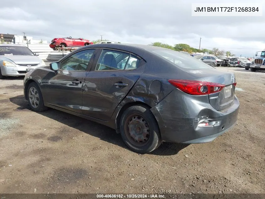 2015 Mazda Mazda3 I Sv VIN: JM1BM1T72F1268384 Lot: 40636182