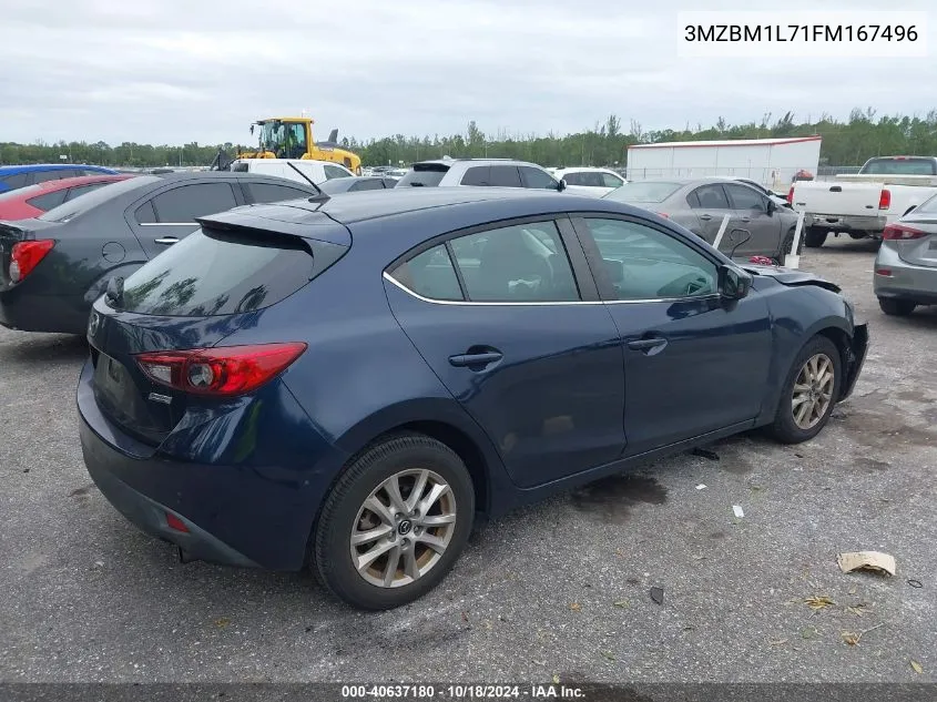 2015 Mazda Mazda3 I Touring VIN: 3MZBM1L71FM167496 Lot: 40637180