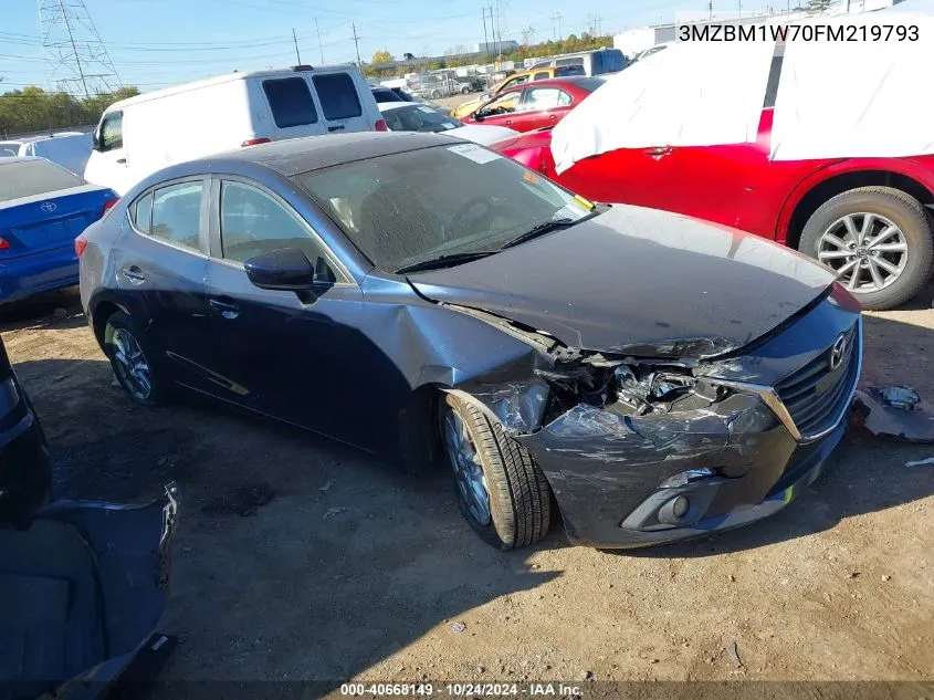 2015 Mazda Mazda3 Grand Touring VIN: 3MZBM1W70FM219793 Lot: 40668149