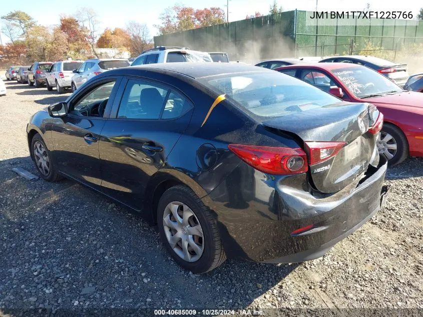 2015 Mazda Mazda3 I Sv VIN: JM1BM1T7XF1225766 Lot: 40685009