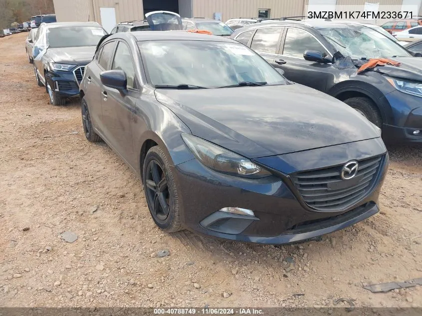 2015 Mazda Mazda3 I Sport VIN: 3MZBM1K74FM233671 Lot: 40788749