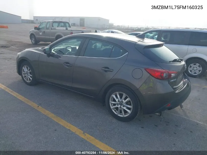 2015 Mazda Mazda3 I Touring VIN: 3MZBM1L75FM160325 Lot: 40793254