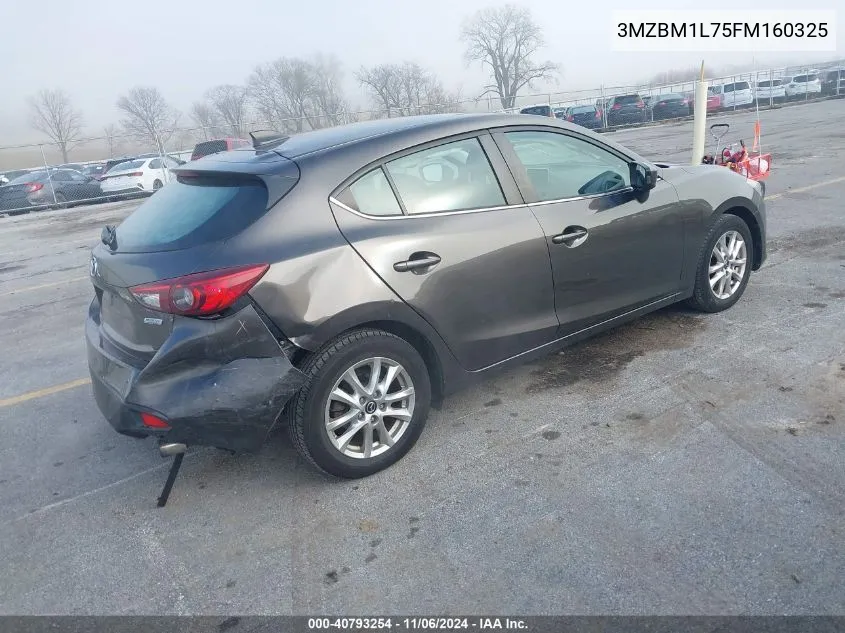 2015 Mazda Mazda3 I Touring VIN: 3MZBM1L75FM160325 Lot: 40793254