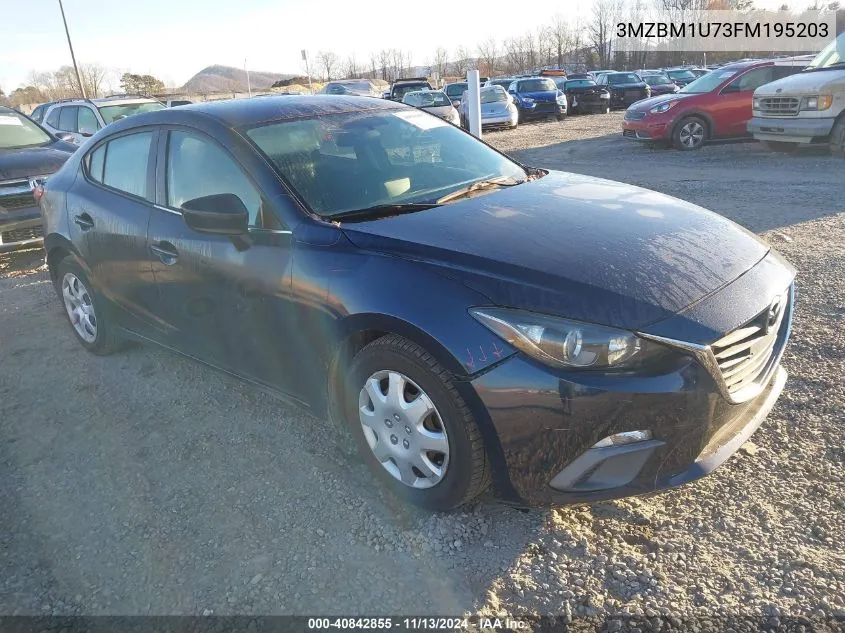 2015 Mazda Mazda3 I Sport VIN: 3MZBM1U73FM195203 Lot: 40842855