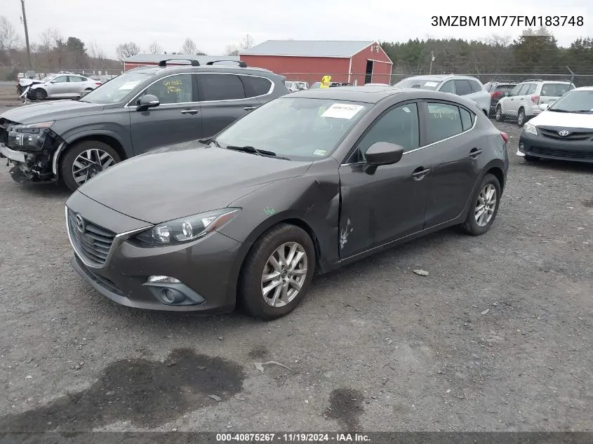 2015 Mazda Mazda3 I Grand Touring VIN: 3MZBM1M77FM183748 Lot: 40875267