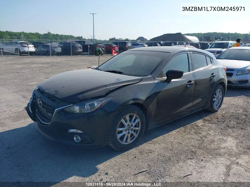 3MZBM1L7XGM245971 2016 Mazda Mazda3