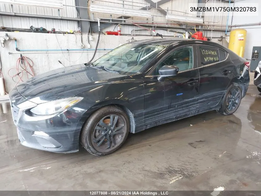 3MZBM1V75GM320783 2016 Mazda Mazda3