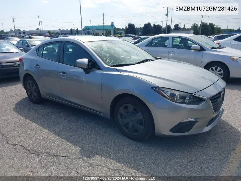 3MZBM1U72GM281426 2016 Mazda Mazda3