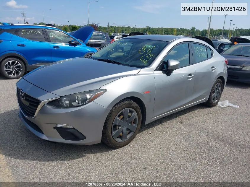 3MZBM1U72GM281426 2016 Mazda Mazda3