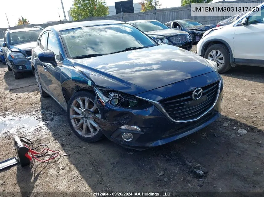 JM1BM1M30G1317420 2016 Mazda Mazda3