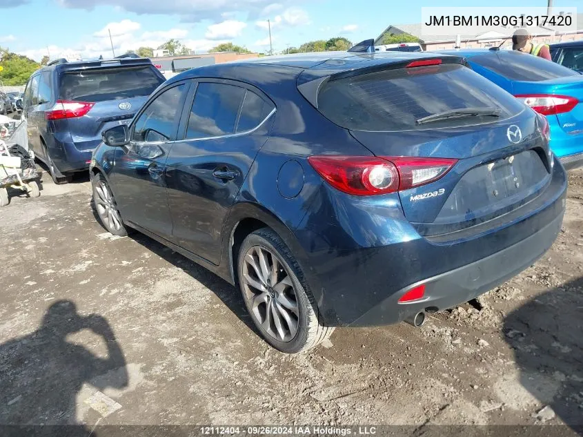 JM1BM1M30G1317420 2016 Mazda Mazda3