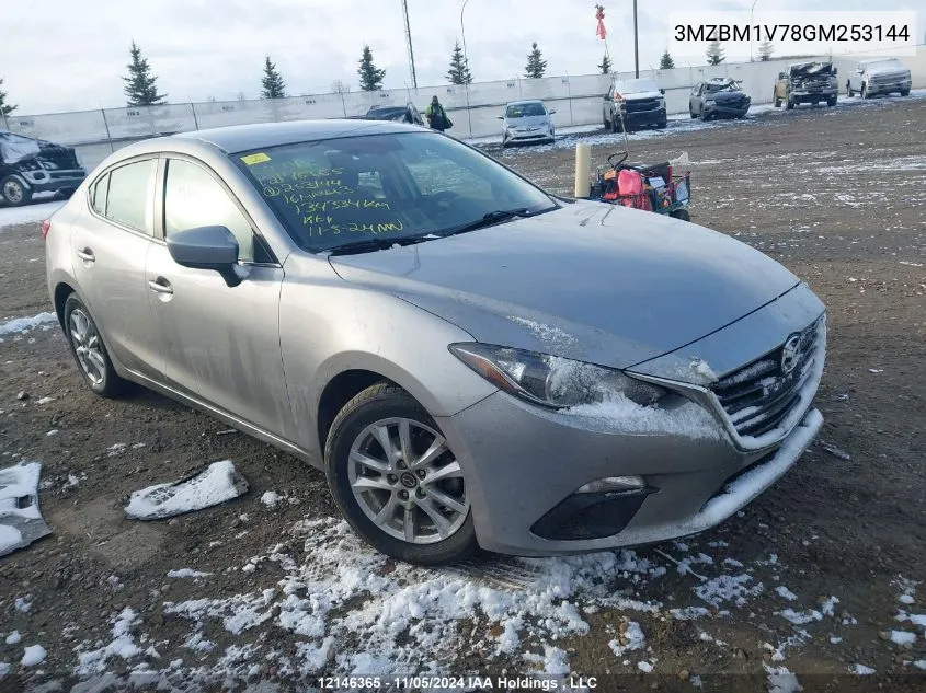 2016 Mazda Mazda3 VIN: 3MZBM1V78GM253144 Lot: 12146365