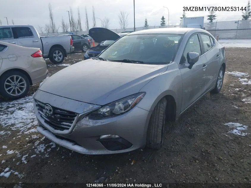 2016 Mazda Mazda3 VIN: 3MZBM1V78GM253144 Lot: 12146365