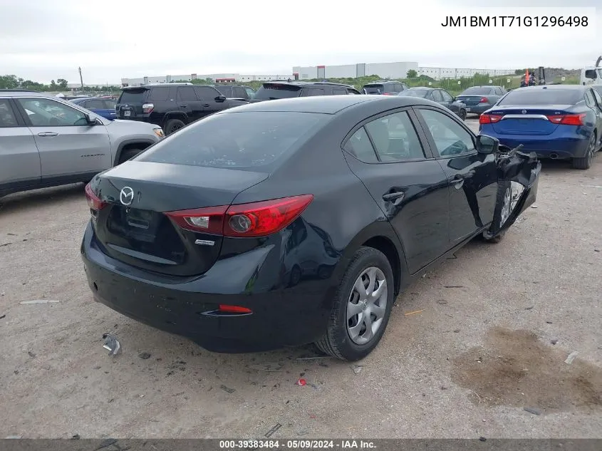 2016 Mazda Mazda3 I Sport VIN: JM1BM1T71G1296498 Lot: 39383484