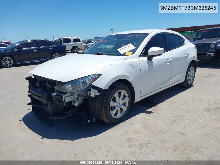 3MZBM1T73GM326245 2016 Mazda Mazda3 I Sport