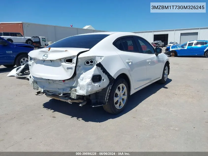 3MZBM1T73GM326245 2016 Mazda Mazda3 I Sport