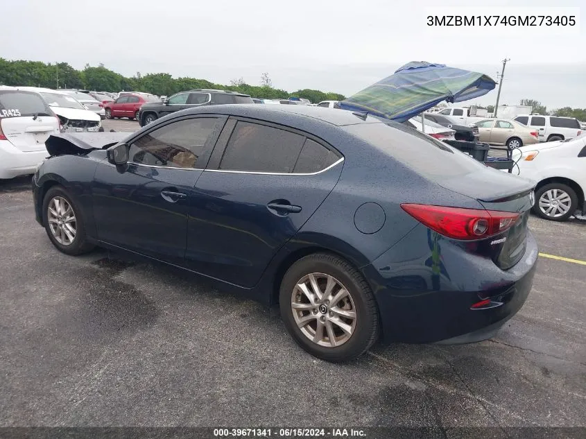 2016 Mazda Mazda3 I Grand Touring VIN: 3MZBM1X74GM273405 Lot: 39671341