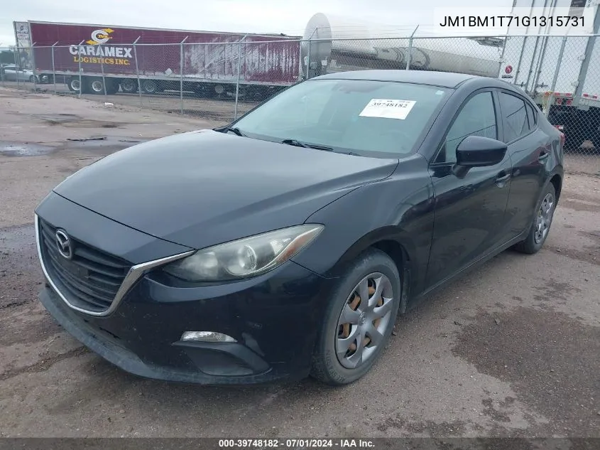 JM1BM1T71G1315731 2016 Mazda Mazda3 I Sport