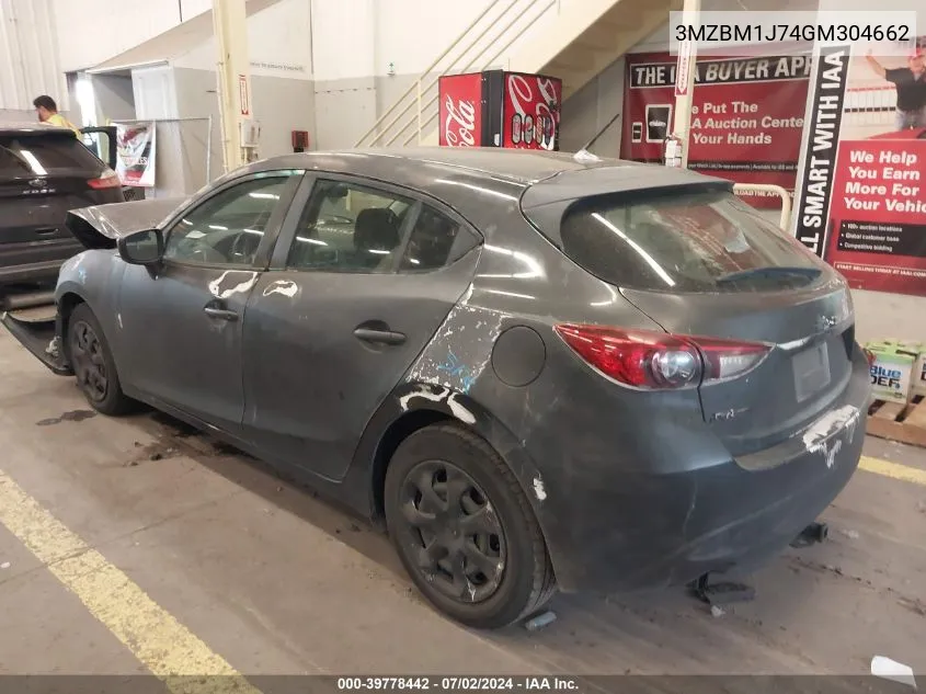 3MZBM1J74GM304662 2016 Mazda Mazda3 I Sport