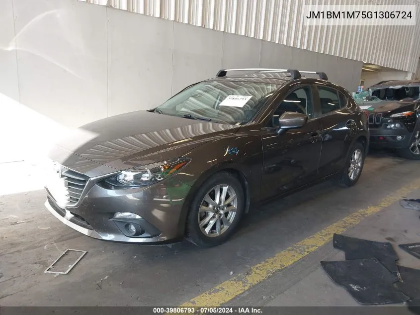 JM1BM1M75G1306724 2016 Mazda Mazda3 I Touring