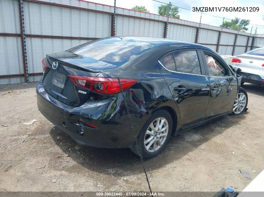 2016 Mazda Mazda3 I Touring VIN: 3MZBM1V76GM261209 Lot: 39822440