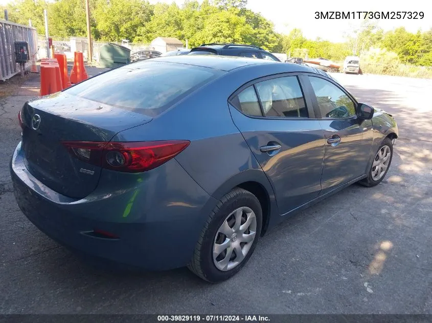 3MZBM1T73GM257329 2016 Mazda Mazda3 I Sport