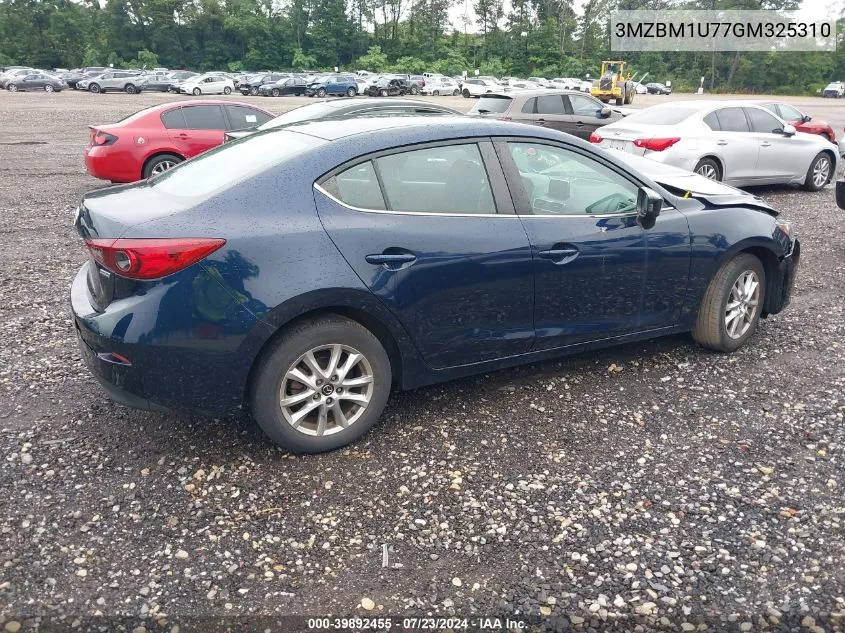 2016 Mazda Mazda3 I Sport VIN: 3MZBM1U77GM325310 Lot: 39892455