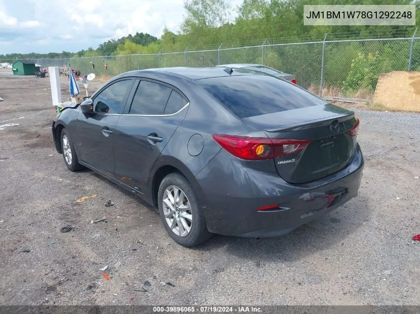 2016 Mazda Mazda3 I Touring VIN: JM1BM1W78G1292248 Lot: 39896065