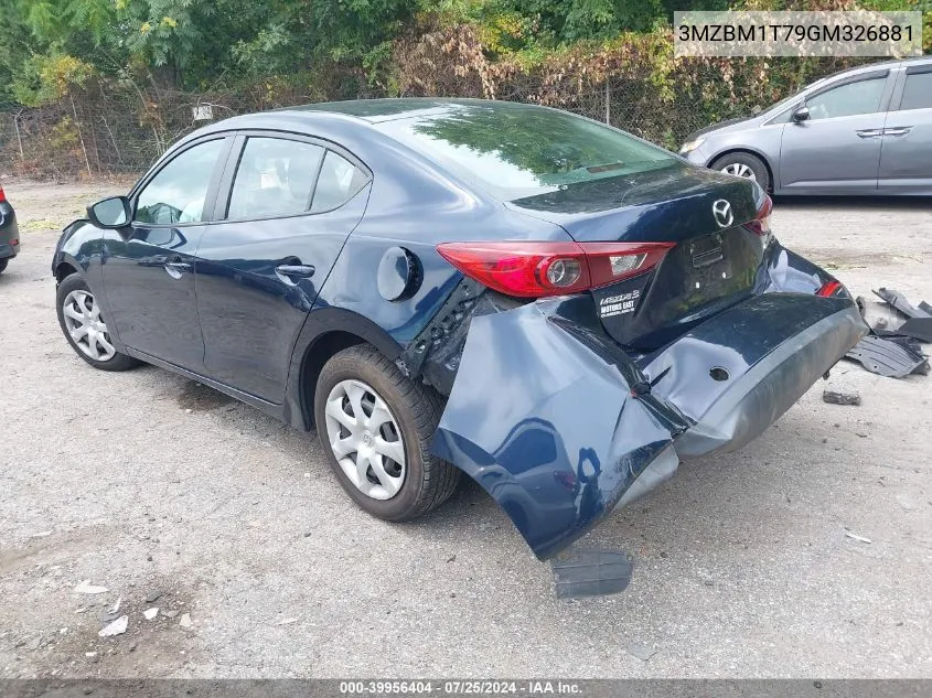 2016 Mazda Mazda3 I Sport VIN: 3MZBM1T79GM326881 Lot: 39956404