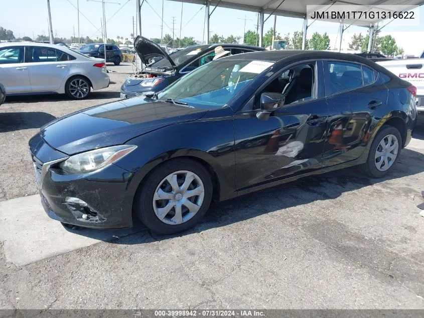 2016 Mazda Mazda3 I Sport VIN: JM1BM1T71G1316622 Lot: 39998942