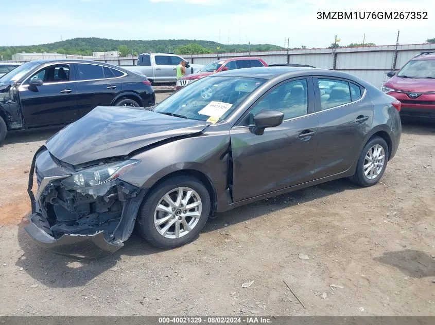 2016 Mazda Mazda3 I Sport VIN: 3MZBM1U76GM267352 Lot: 40021329