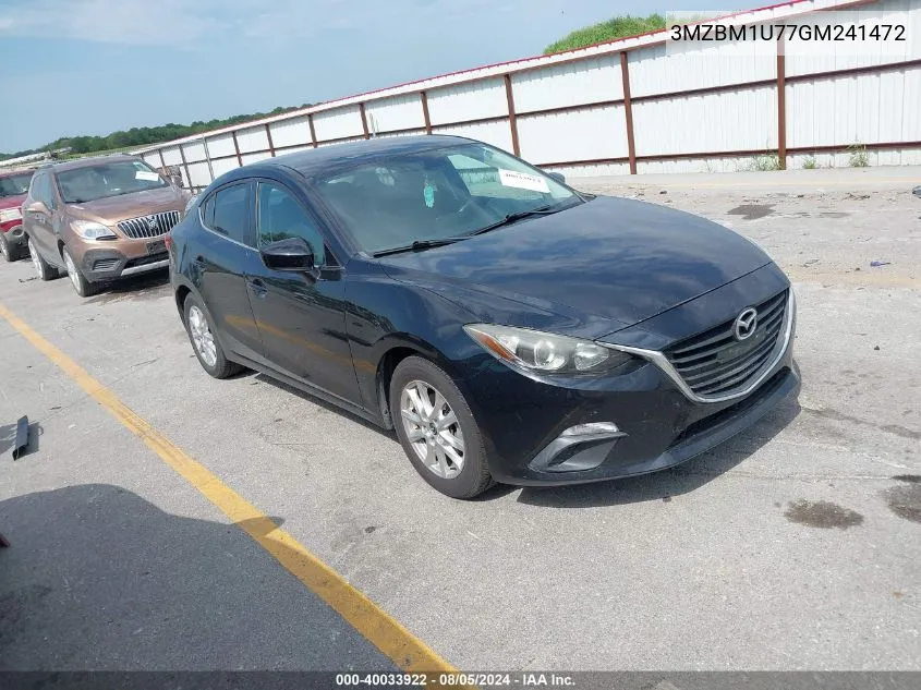 2016 Mazda Mazda3 I Sport VIN: 3MZBM1U77GM241472 Lot: 40033922