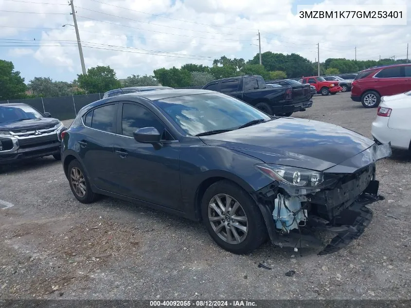 2016 Mazda Mazda3 I Sport VIN: 3MZBM1K77GM253401 Lot: 40092055